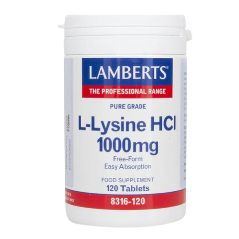 Lamberts L-Lysine HCI 1000MG 120 Tabs