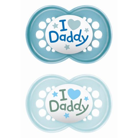 mam Ι Love Mummy & Daddy Πιπίλα Σιλικόνης 16m+
