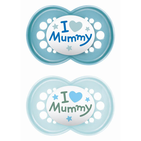 mam Ι Love Mummy & Daddy Πιπίλα Σιλικόνης 16m+