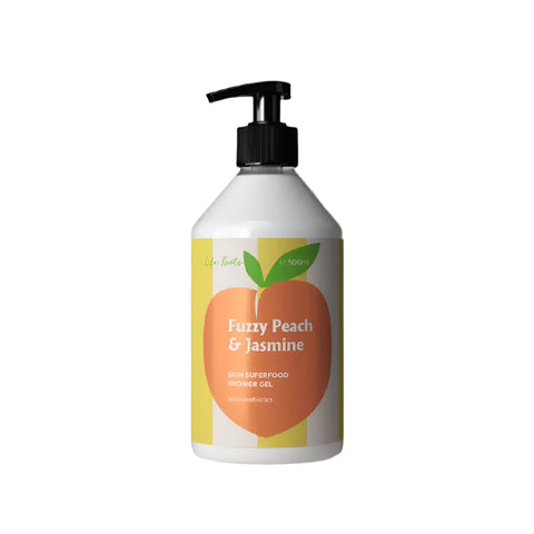 Life Roots Skin Superfood Shower Gel Fuzzy Peach & Jasmine 500ml