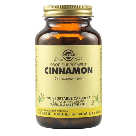 Solgar Cinnamon Veg. Caps 100s