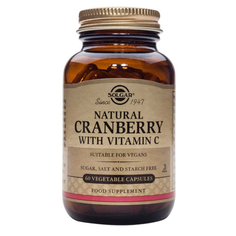 Solgar Cranberry with Vit C Veg. Caps 60s