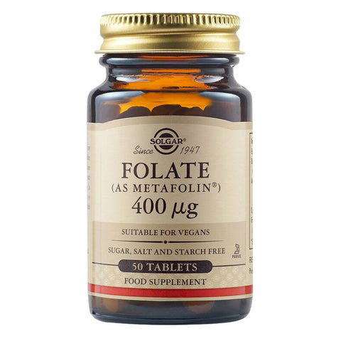 Solgar Folate 400mcg (METAFOLIN)Tabs 50s