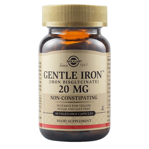 Solgar Gentle Iron 20mg Veg. Caps 90s