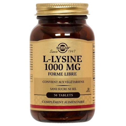 Solgar L-Lysine 1000mg Tabs 50s