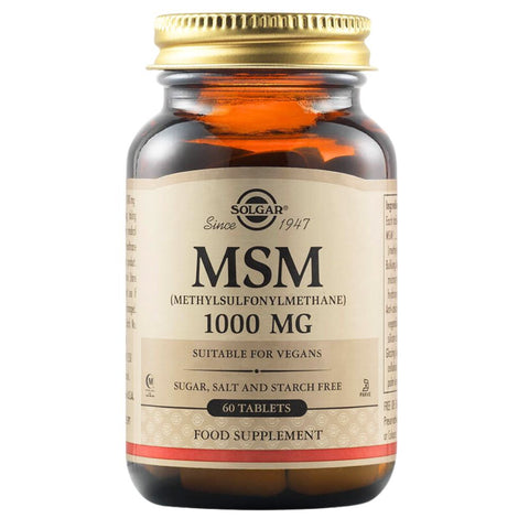 Solgar MSM 1000mg Tabs 60s