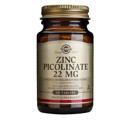 Solgar Zinc Picolinate 22mg