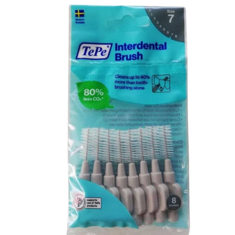 TePe Interdental Brush No7 Μεσοδόντια Βουρτσάκια Γκρι