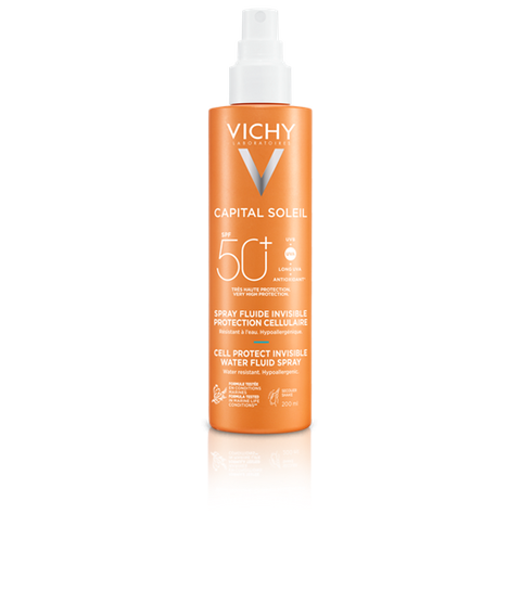 Vichy CAPITAL SOLEIL Cell Protect Water Fluid Αντηλιακό Σπρέι SPF50+, 200ml