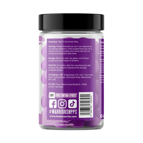 Warrior Supplements Creatine Gummies- Ζελεδάκια Μονοϋδρικής Κρεατίνης
