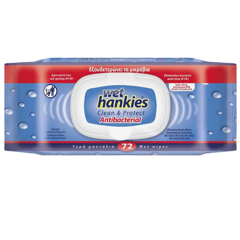 Wet Hanknies Antibacterial Wipes