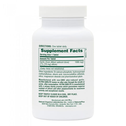 NaturesPlus ULTRA GARLITE® 1000mg