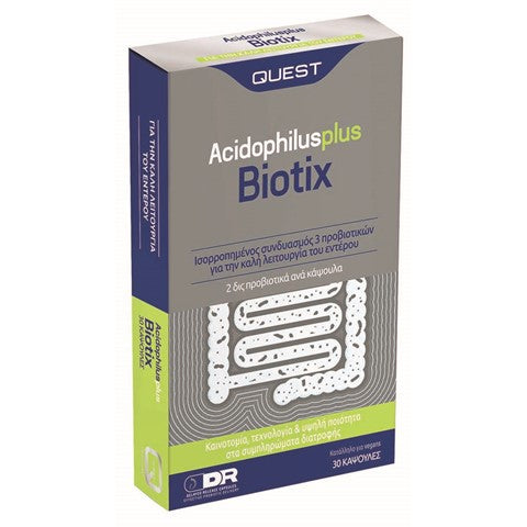 Quest Acidophilus Plus Biotix 30 capsules