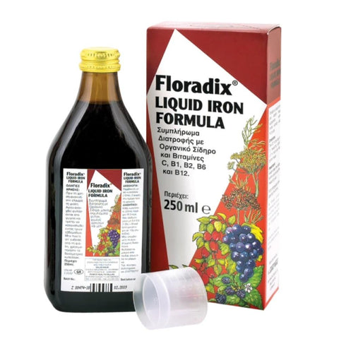 Floradix Συμπλήρωμα Διατροφής με Υγρο Σίδηρο και Βιταμίνες