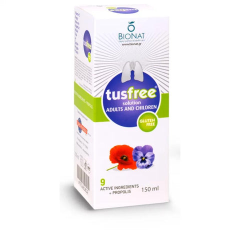 Bionat Tusfree Σιρόπι για Ενήλικες και Παιδιά