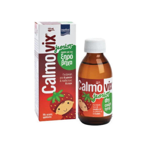 Intermed Calmovix Junior Σιρόπι για Ξηρό Βήχα με Γεύση Φράουλα 125ml
