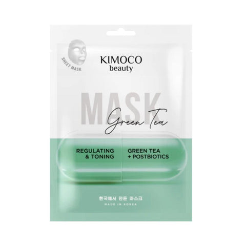 KIMOCO beauty Regulating & Toning Green Tea Mask