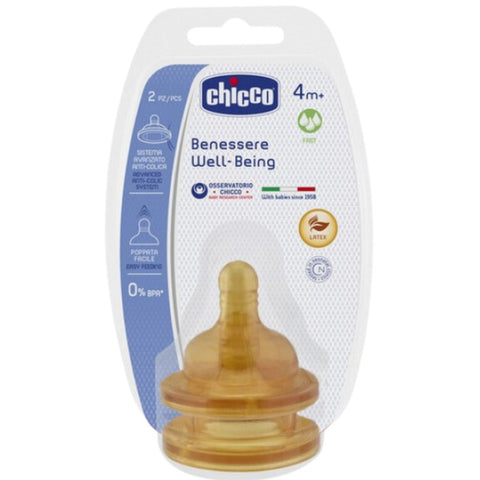 Chicco Θηλή Καουτσούκ Γρήγορη Ροή 4M+
