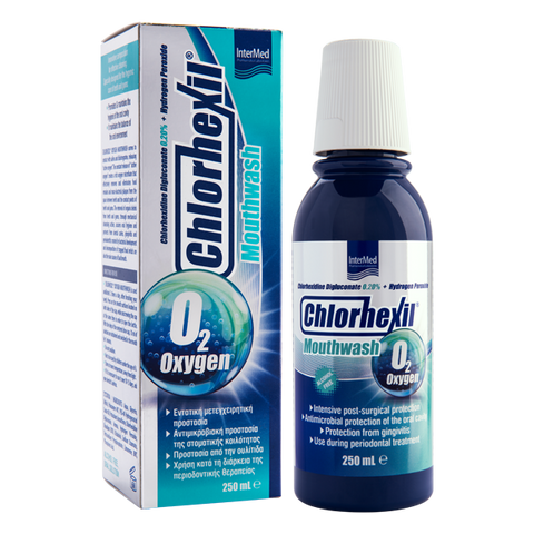 Intermed Chlorhexil Oxygen Mouthwash, 250ml