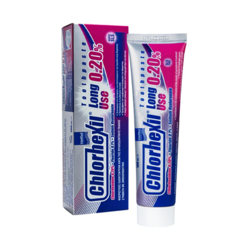 Intermed Chlorhexil Long Use 0.20% Toothpaste– Πολλαπλή Προστασία της Στοματικής Κοιλότητας