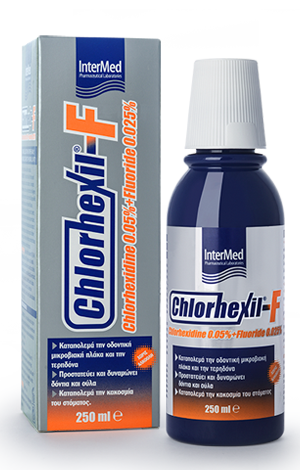 Intermed Chlorhexil-F Mouthwash Καθημερινή προστασία, 250ml