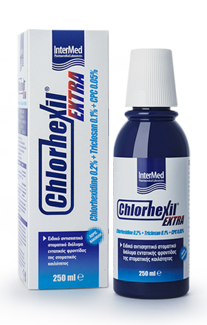 Intermed Chlorhexil Extra Mouthwash Eντατική Φροντίδα, 250ml