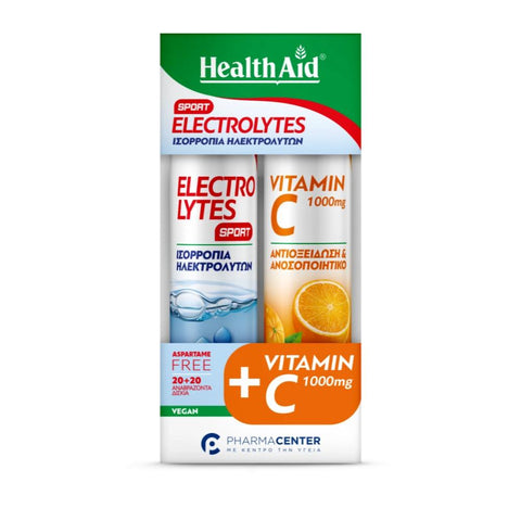 Health Aid Electrolytes Sport + Vitamin C 1000mg