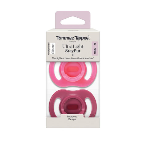 Tommee Tippee Πιπίλες Σιλικόνης Ultra Light 6-18m