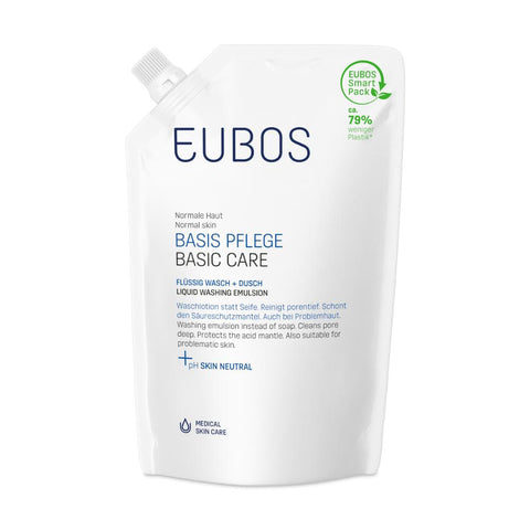 Eubos Basic Care Blue Liquid Washing Emulsion-Refill