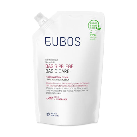 Eubos Basic Care Red Liquid Washing Emulsion-Refill