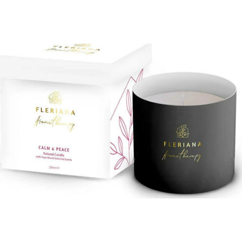 Fleriana Aromatherapy Calm & Peace Natural Candle