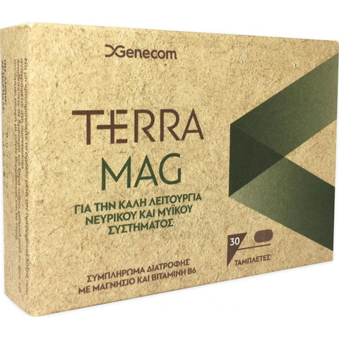 GENECOM Terra Mag με Μαγνήσιο, 30tabs