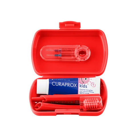 Curaprox Kids Red Travel Set