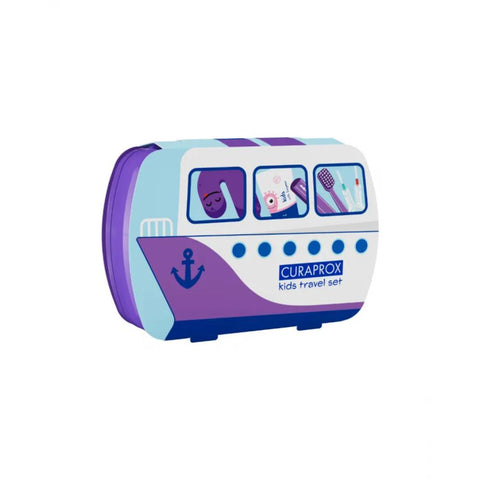 Curaprox Kids Purple Travel Set