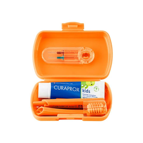 Curaprox Kids Orange Travel Set