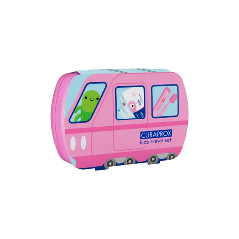 Curaprox Kids Pink Travel Set