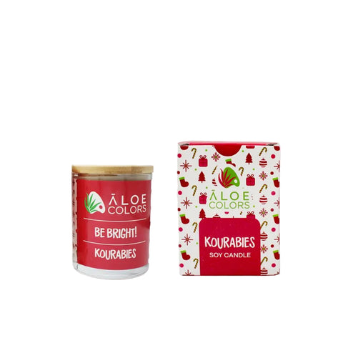 Aloe Colors Scented Soy Candle Kourabies