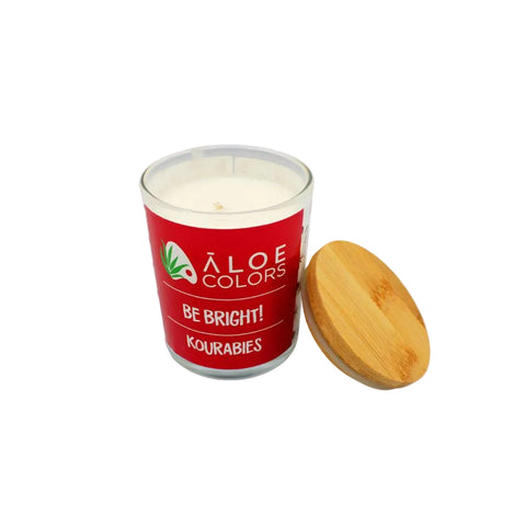 Aloe Colors Scented Soy Candle Kourabies