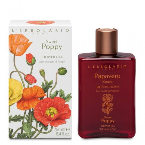 L'Erbolario Sweet Poppy Shower Gel
