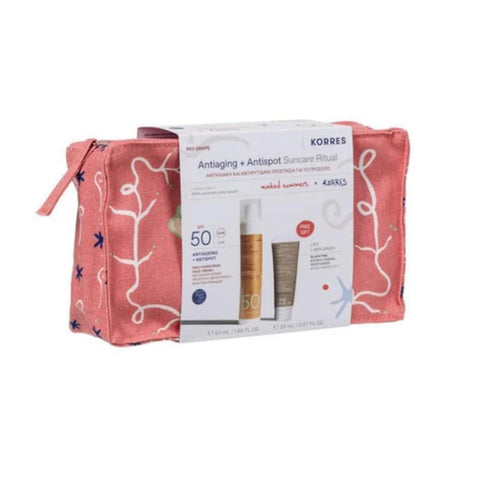 Korres x Naked Summers Antiaging & Antispot Red Grape Sunscreen SPF50
