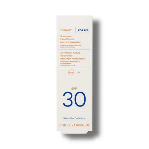 Korres Γιαούρτι Αντηλιακή Κρέμα Προσώπου SPF30