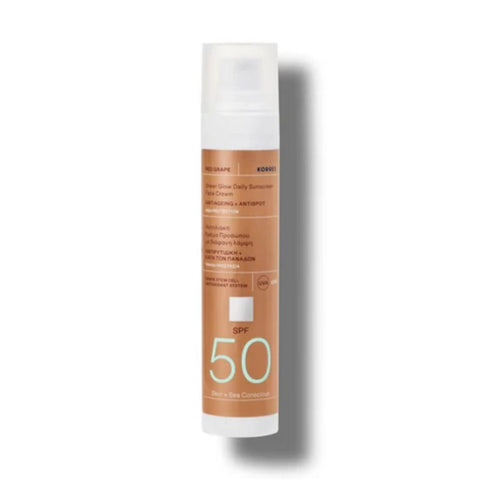 Korres Red Grape Antiageing Sheer Glow Face Sunscreen SPF50