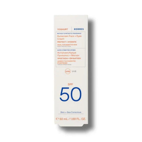 Korres Yogurt Sunscreen Face & Eyes SPF50