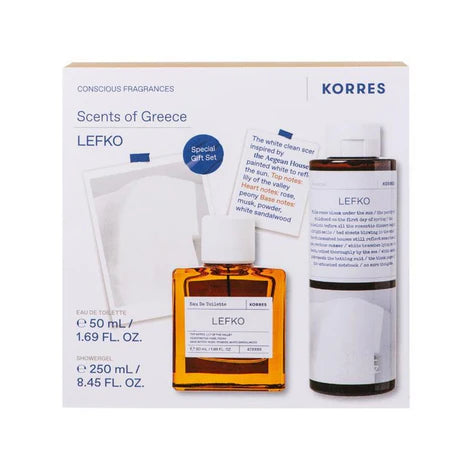 Korres Lefko Eau de Toilette + Αφρόλουτρο