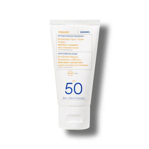 Korres Yogurt Sunscreen Face & Eyes SPF50