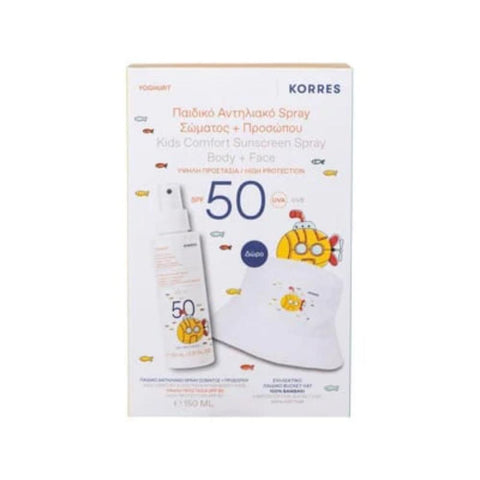 Korres Kids Comfort Sunscreen Spray Body & Face SPF50