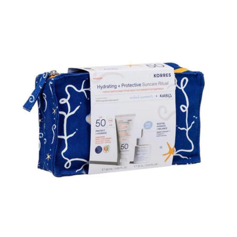 Korres Hydrating & Protective Suncare Ritual Γιαούρτι Αντηλιακή Κρέμα Προσώπου & Ματιων SPF50