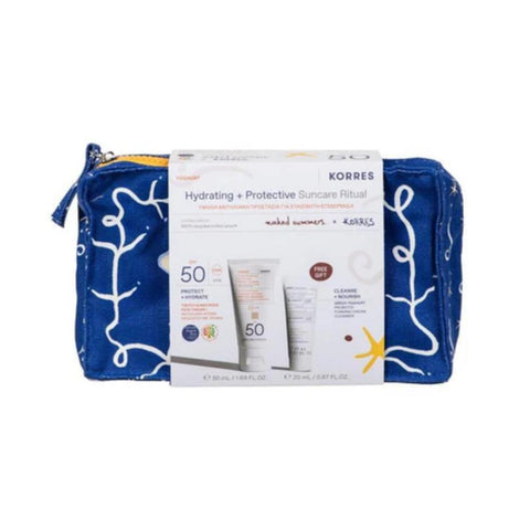 Korres Hydrating & Protective Suncare Ritual Γιαούρτι Αντηλιακή Κρέμα Προσώπου με Χρώμα SPF50