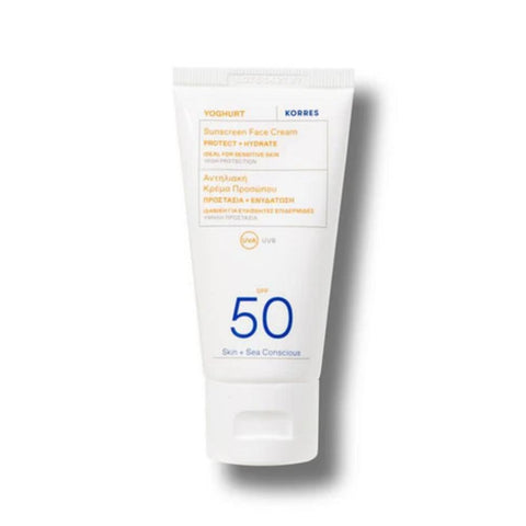 Korres Γιαούρτι Αντηλιακή Κρέμα Προσώπου SPF50