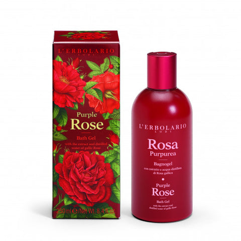 L'Erbolario Τζελ αφρόλουτρο Rosa Purpurea 250ml